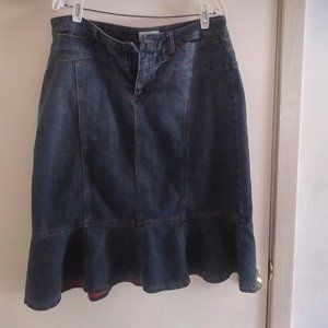 Jean skirt size 14